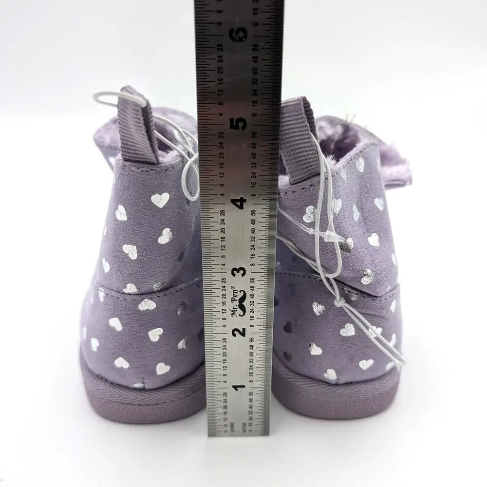 Harper Canyon Elly Cozy Short Boot Unisex Kids Lavender Size US10M